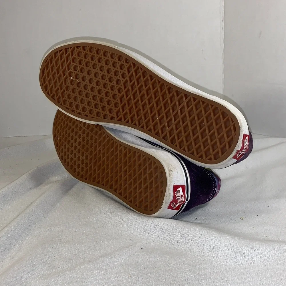 Vans Men’s Old Skool ‘Tie Dye’ Purple/White Low-Top Sneakers